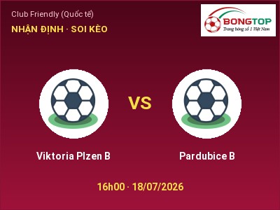Nhận định bóng đá Viktoria Plzen B vs Pardubice B (16h00, 18/07): Cửa trên gọi tên chủ nhà