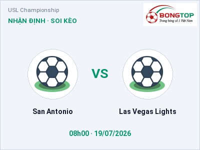 Soi kèo San Antonio vs Las Vegas Lights 08h00 ngày 19/07: Ba điểm ở lại?
