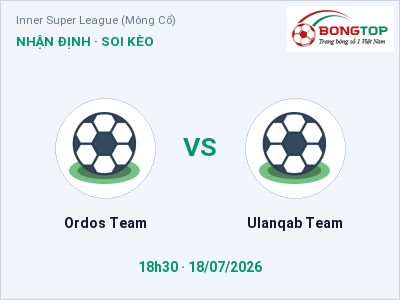 Nhận định Ordos Team vs Ulanqab Team, 18h30 ngày 18/07: Soi kèo Inner Super League (Mông Cổ)