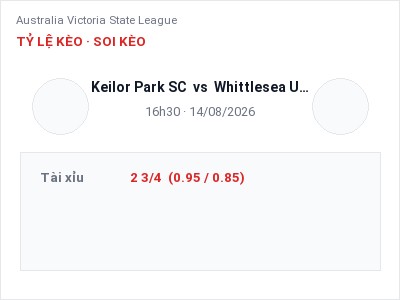 Nhận định kèo Keilor Park SC vs Whittlesea United 16h30 ngày 14/08 – Khó cho đội khách